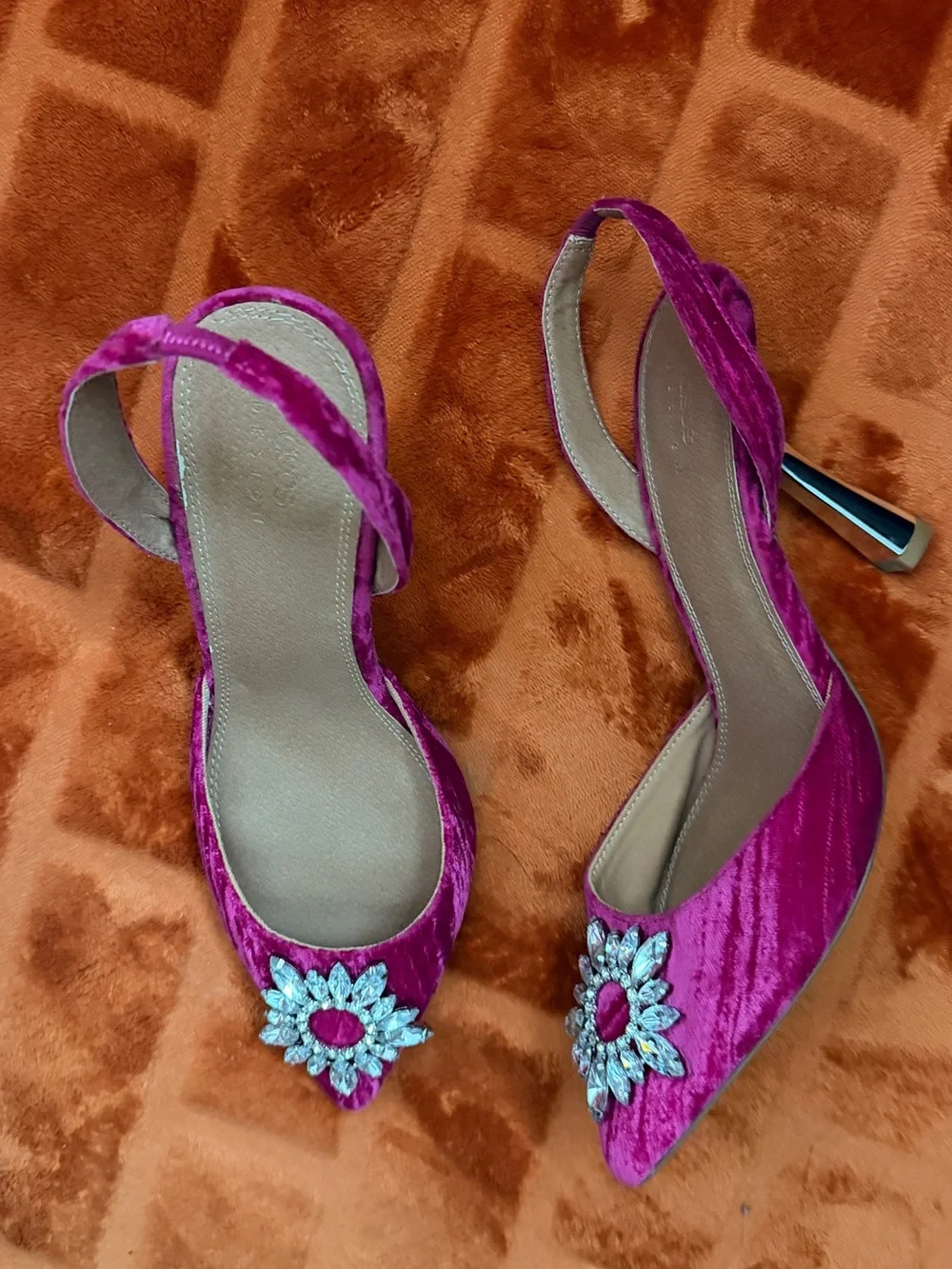 ASOS fuchsia velvet